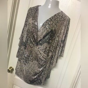 Established 1962 embellished top blouse 3X